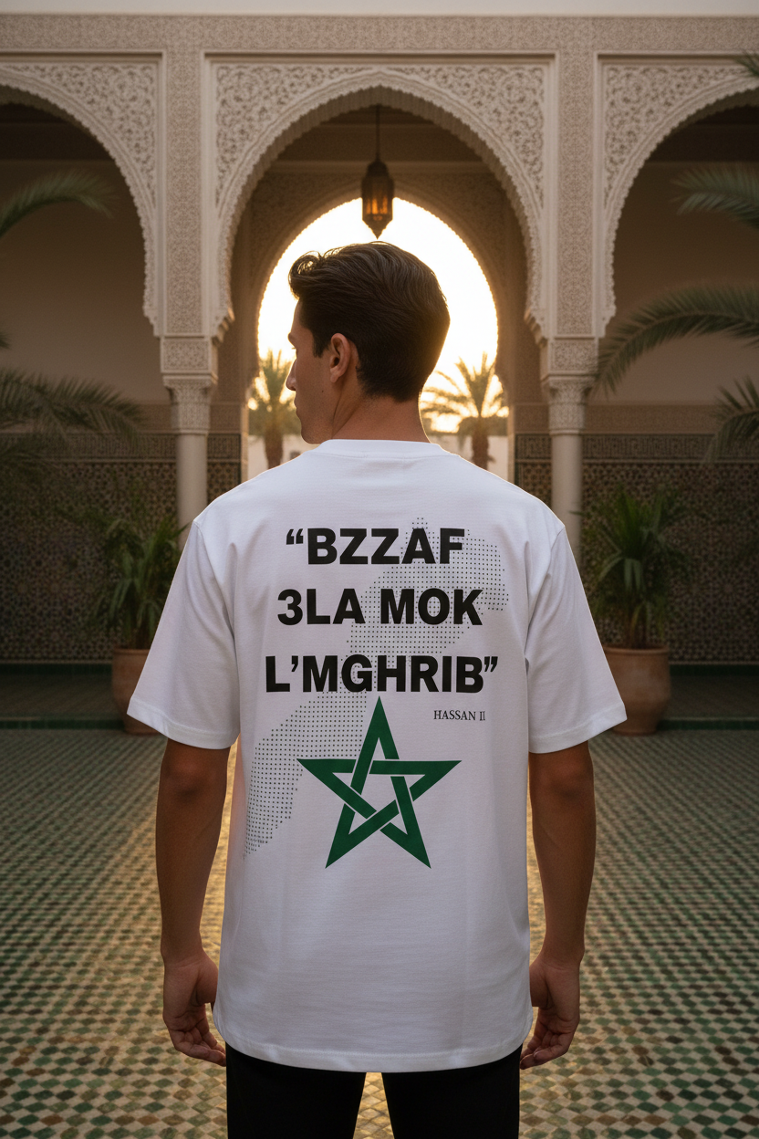 T-Shirt Maroc - Fond Marocain
