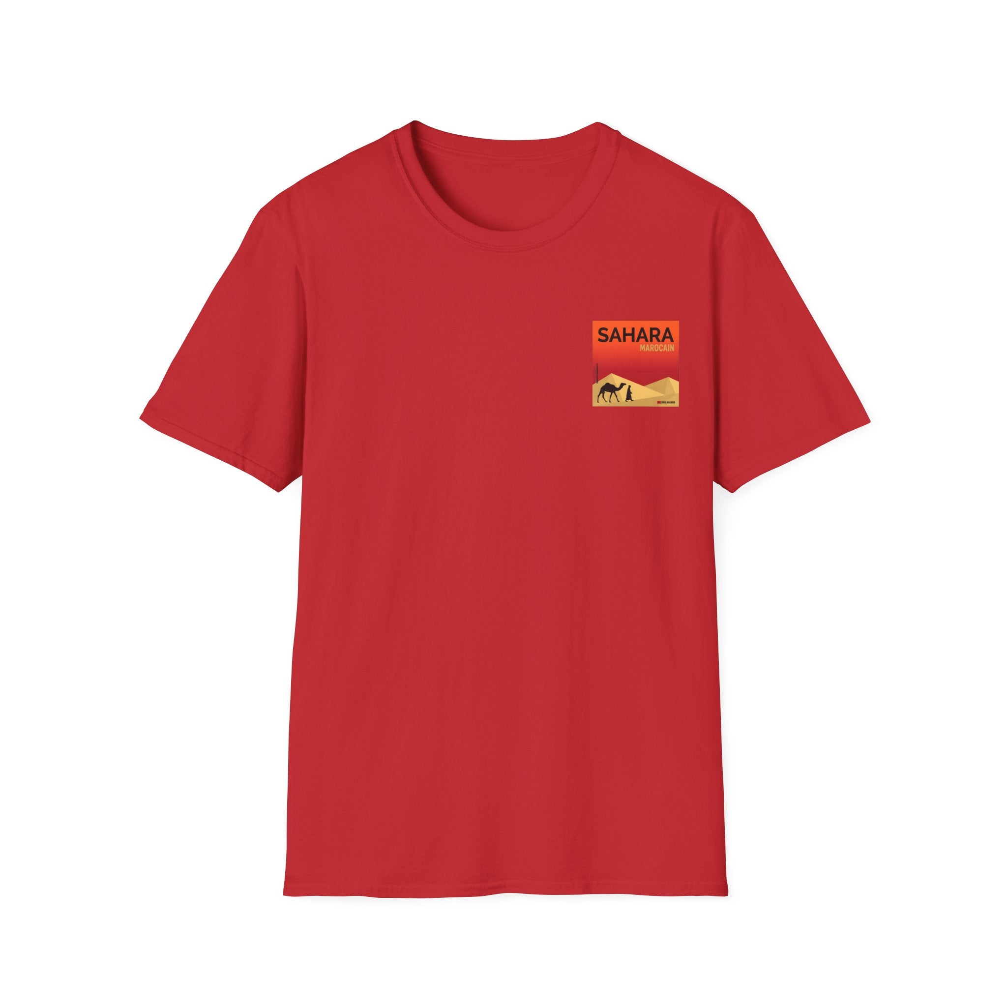 Sahara Desert Camel Pocket Graphic T-Shirt - LUMÏA