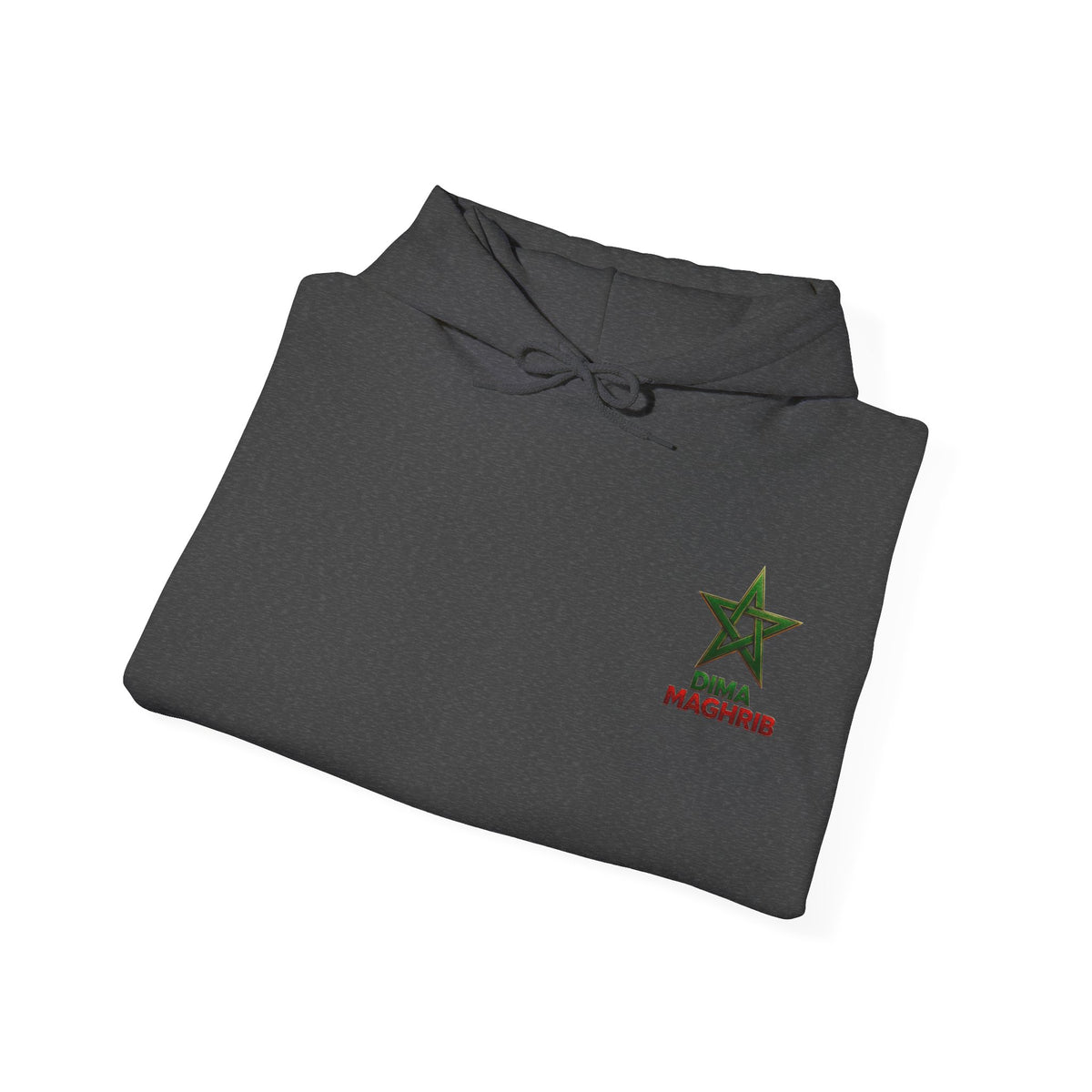 Dima Maghrib Star Hoodie – Moroccan Pride Graphic Pullover - LUMÏA