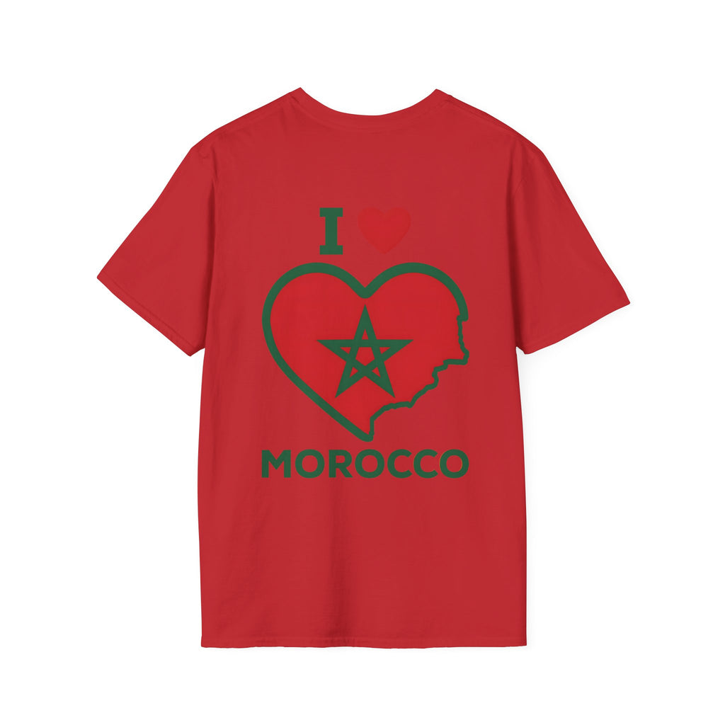 I Love Morocco Heart T-Shirt — Casual Travel Souvenir Tee