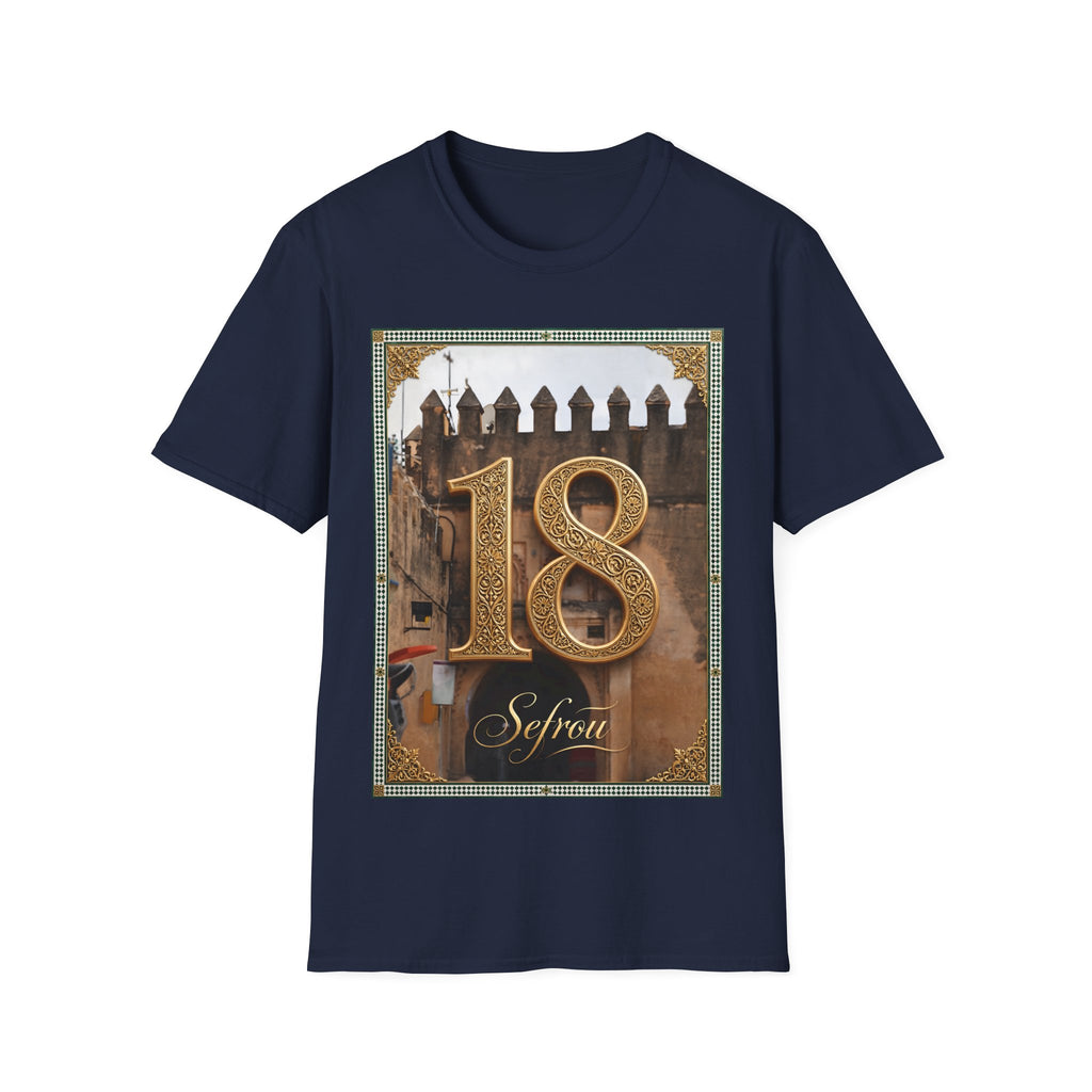 18th Birthday Tee — Elegant Gold Number Birthday T-Shirt - LUMÏA