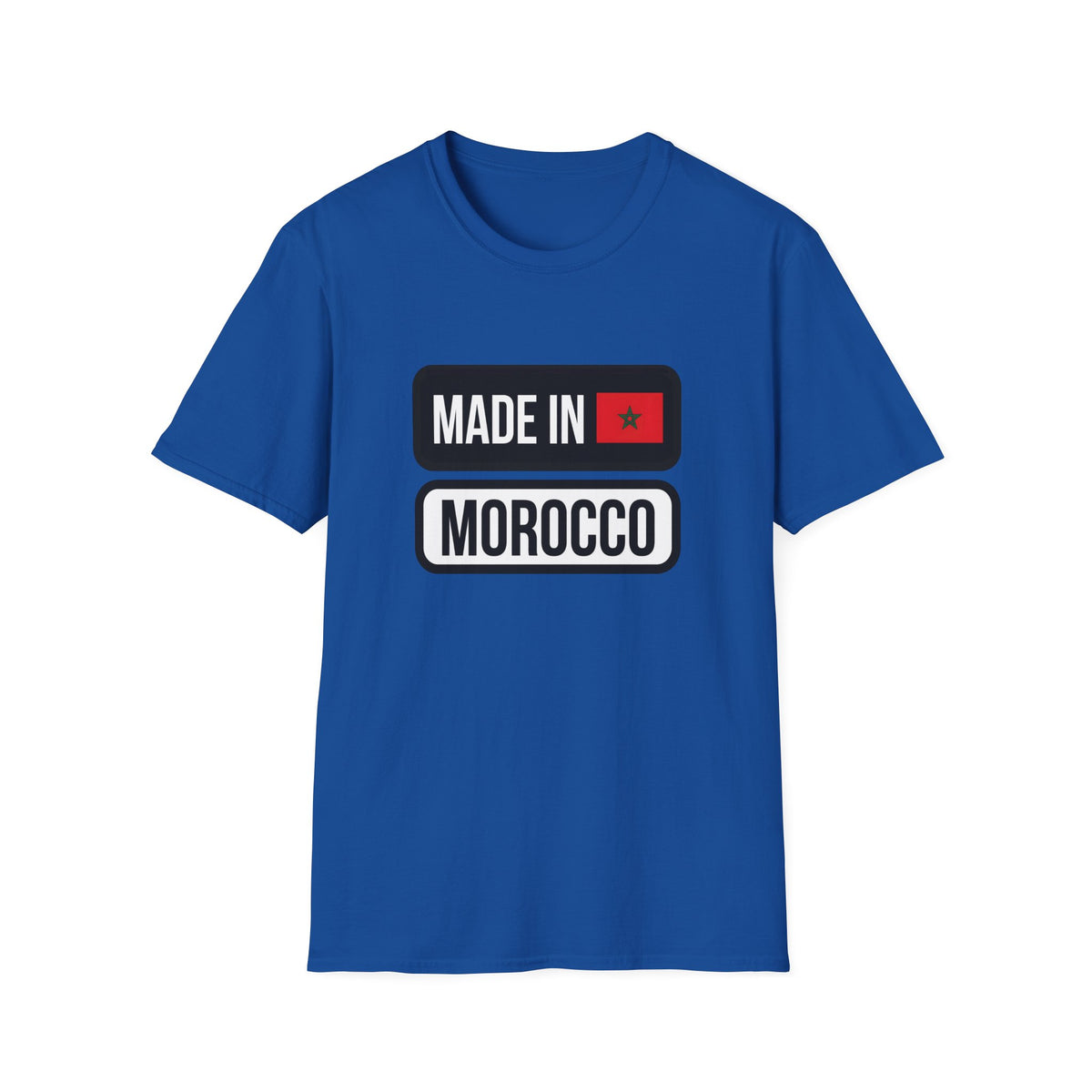 T-shirt « Made in Morocco » — motif et citation arabe au dos - LUMÏA