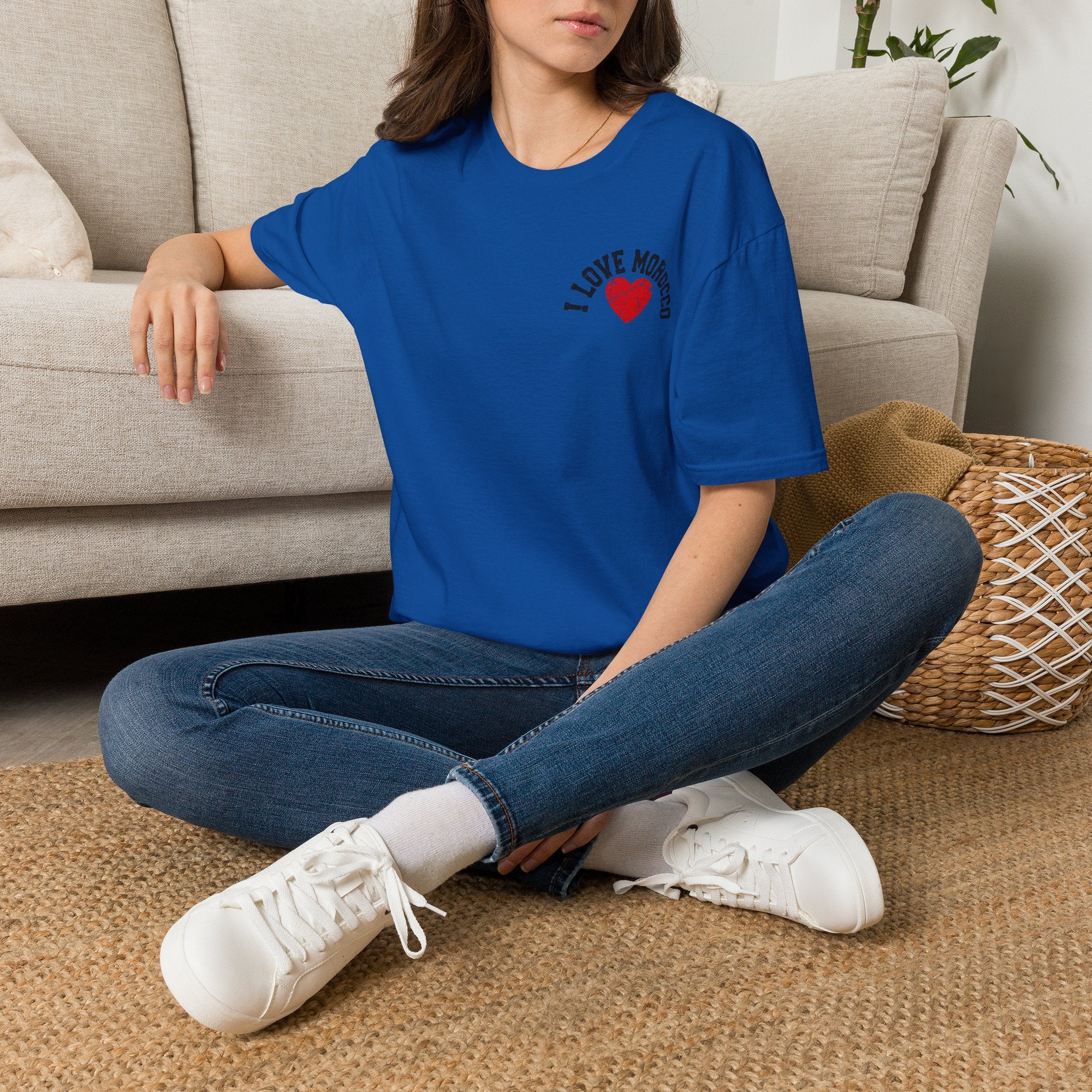 I Love Morocco Heart T-Shirt — Casual Travel Souvenir Tee