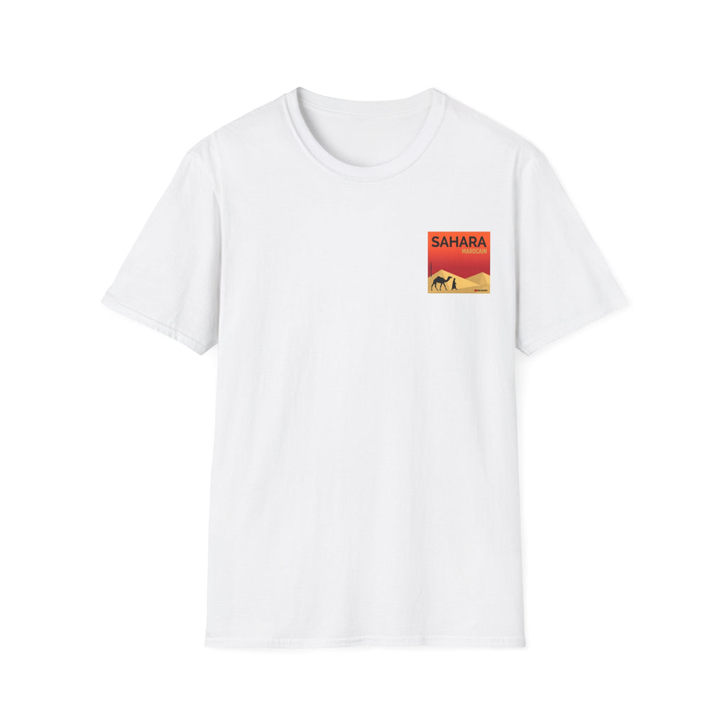 Sahara Desert Camel Pocket Graphic T-Shirt - LUMÏA