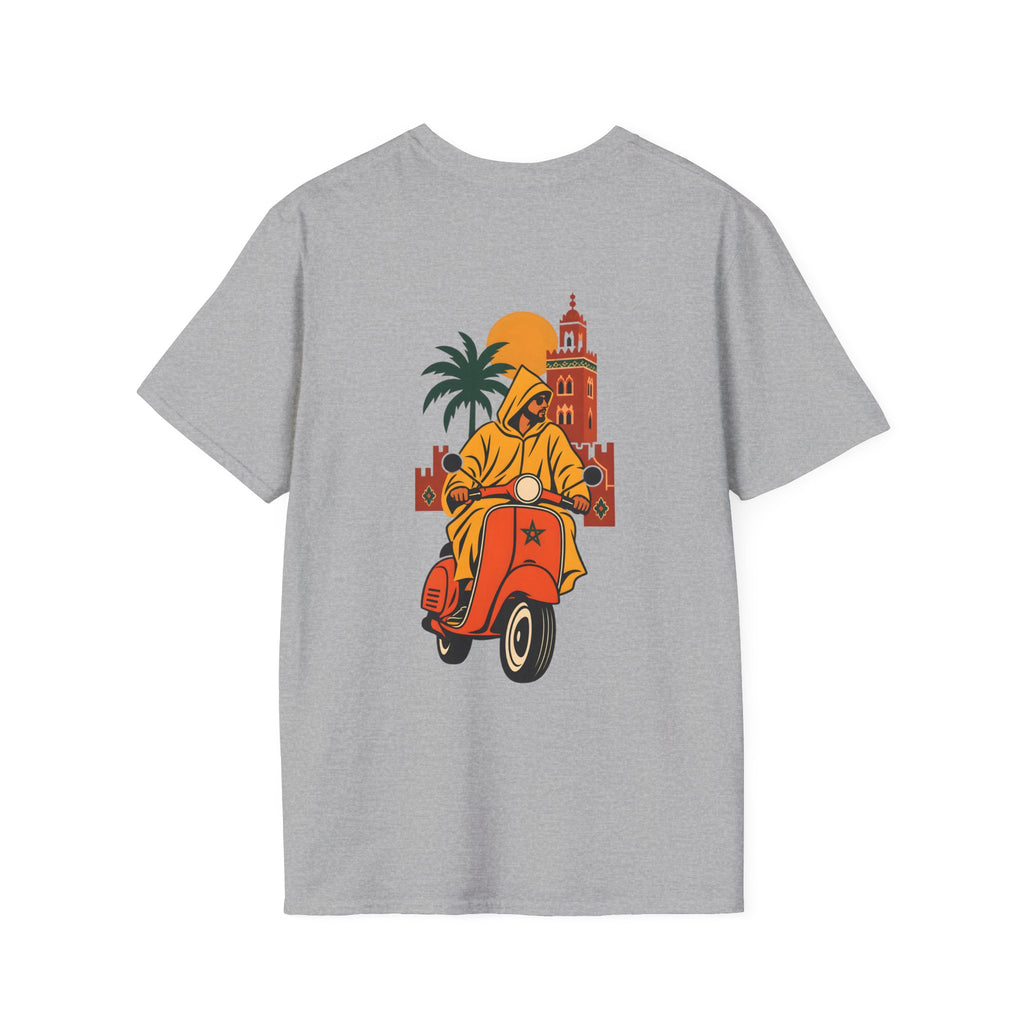 T-shirt Made in Morocco — Écusson drapeau marocain
