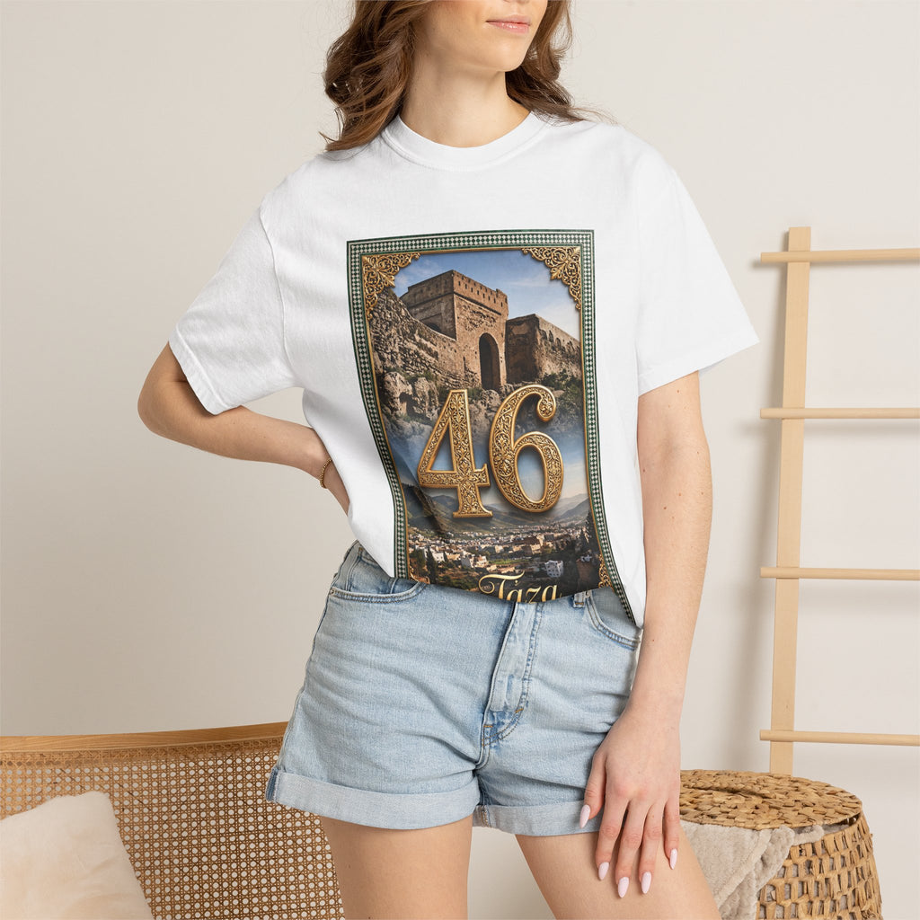 46 Juza Vintage Castle Graphic T-Shirt