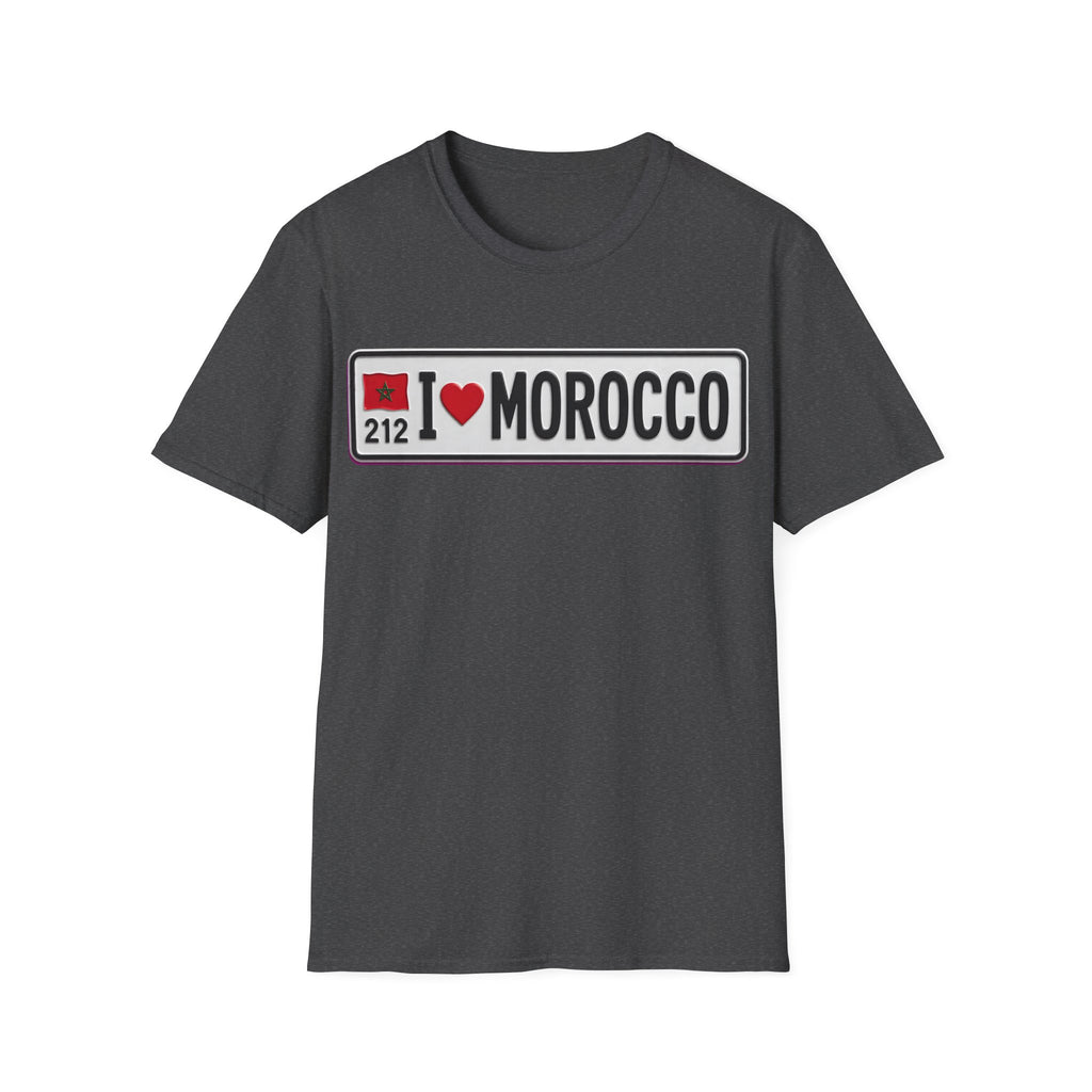 I  Morocco T-Shirt — Passport Plate Travel Tee