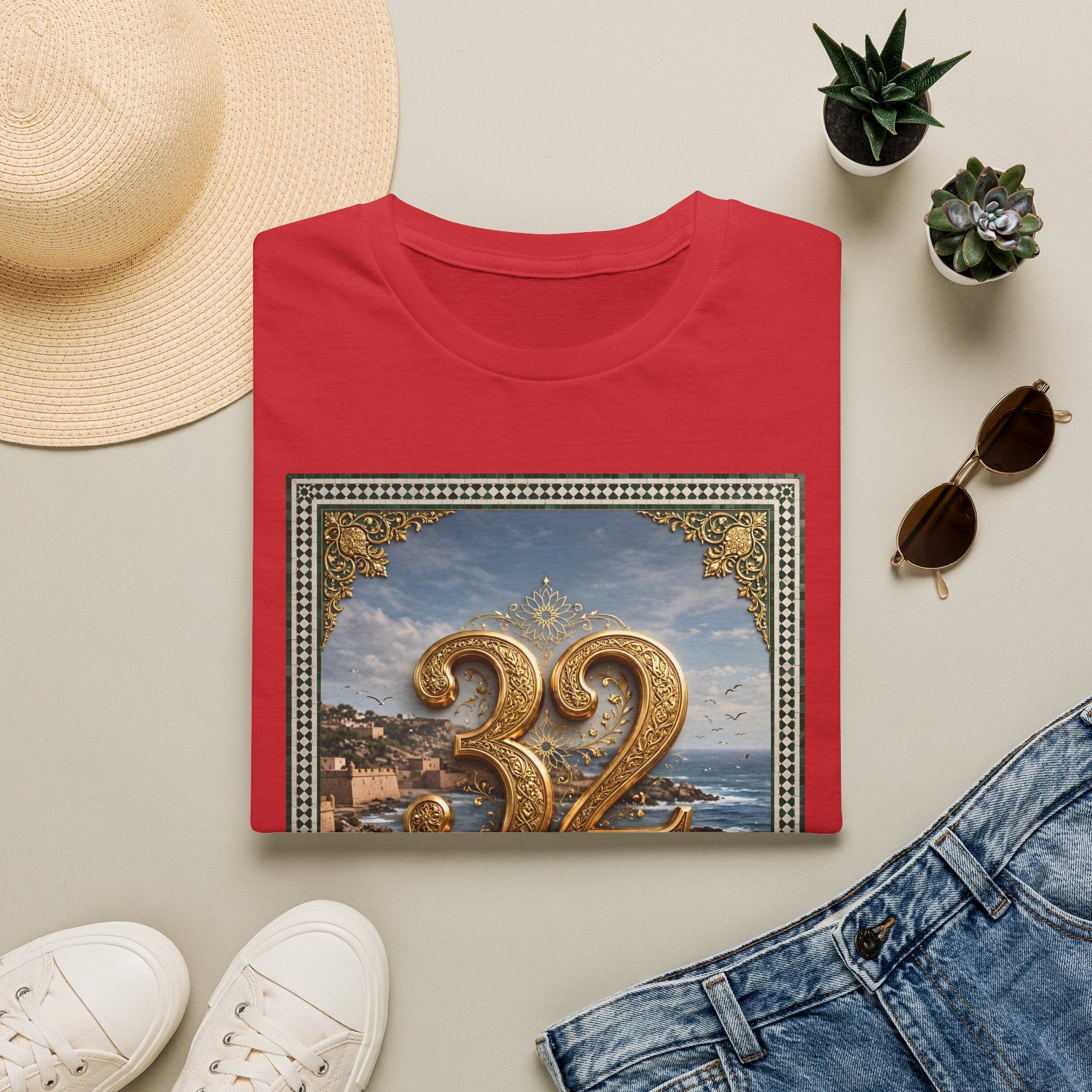 32 Escovinna Vintage Coastal T-Shirt - LUMÏA