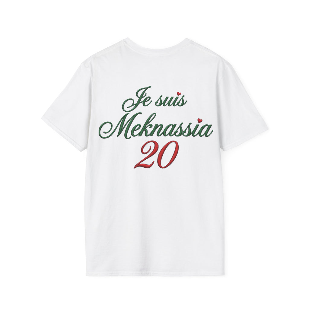 T-Shirt « Je suis Meknassia 20 » — Tee Casual Français-Arabe LUMÏA - LUMÏA
