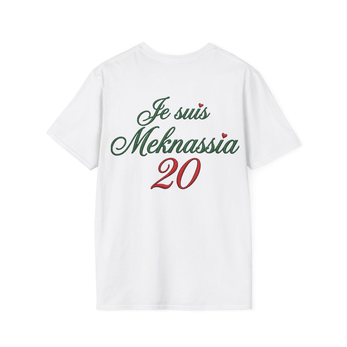 T-Shirt « Je suis Meknassia 20 » — Tee Casual Français-Arabe LUMÏA - LUMÏA