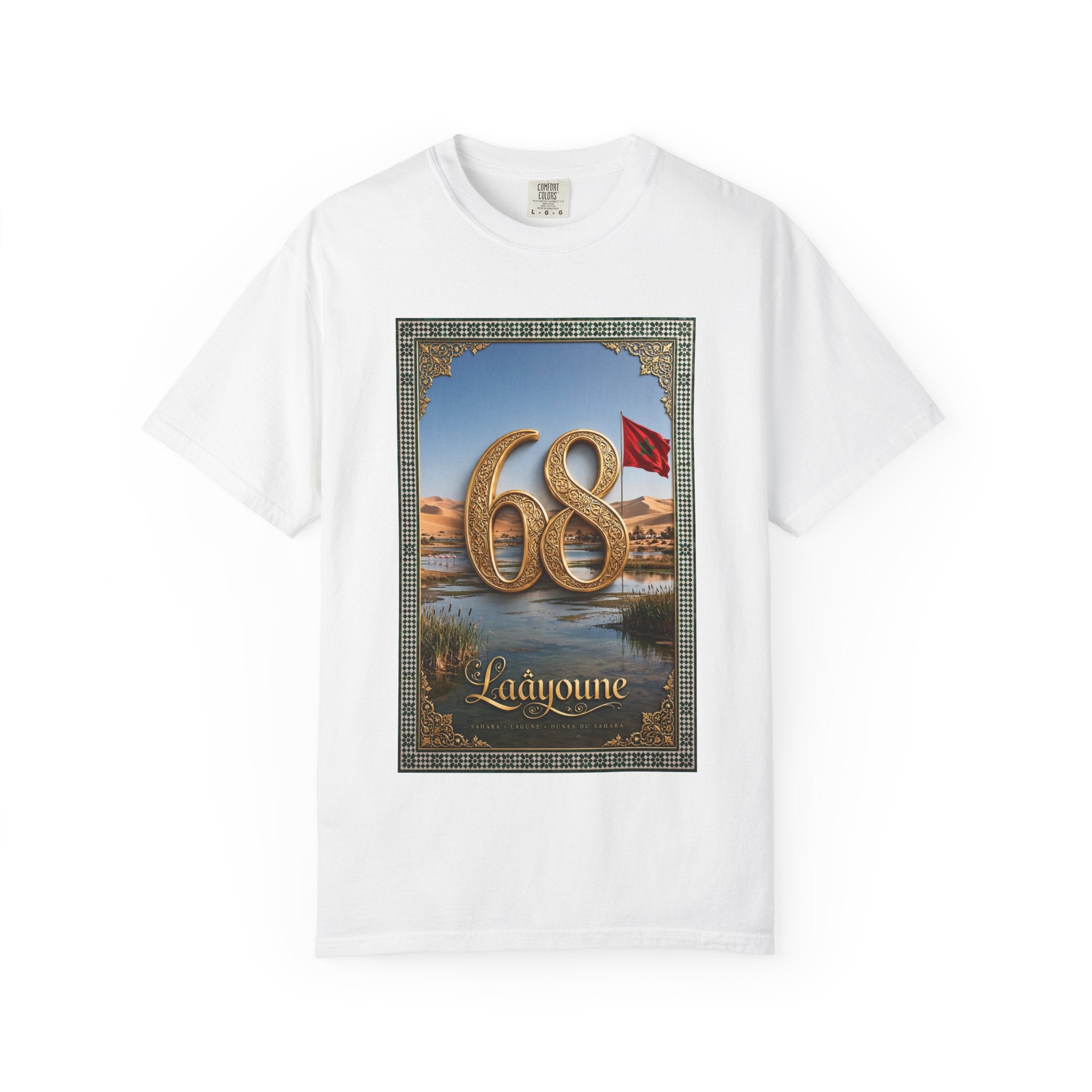 68 Laayoune Graphic T-Shirt — Moroccan Cityscape Tee