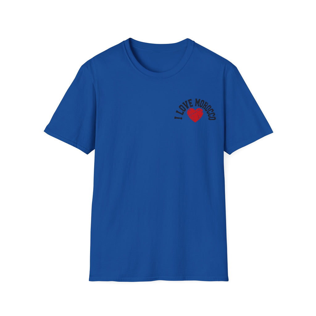 I Love Morocco Heart T-Shirt — Casual Travel Souvenir Tee