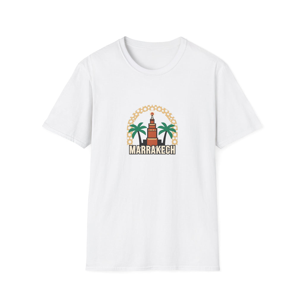 T-shirt Marrakech Palmiers — Souvenir de voyage au Maroc