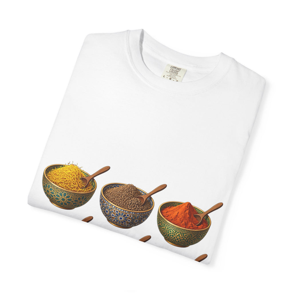 Spice Bowls T-Shirt — Vintage Market Indian Spice Illustration Tee