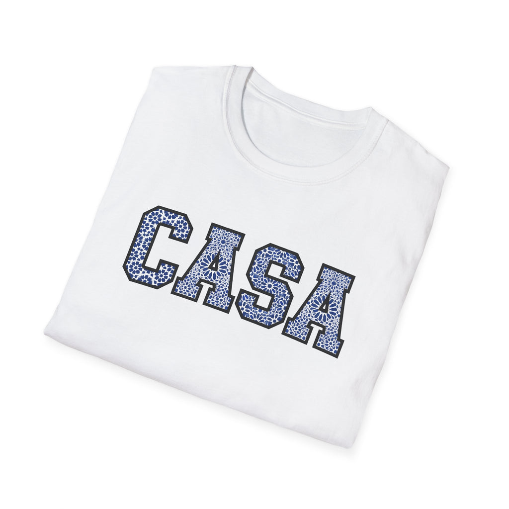 T-shirt graphique Casa Blanca – inspiration bord de mer vintage
