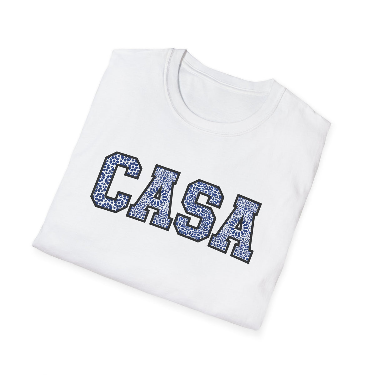 T-shirt graphique Casa Blanca – inspiration bord de mer vintage