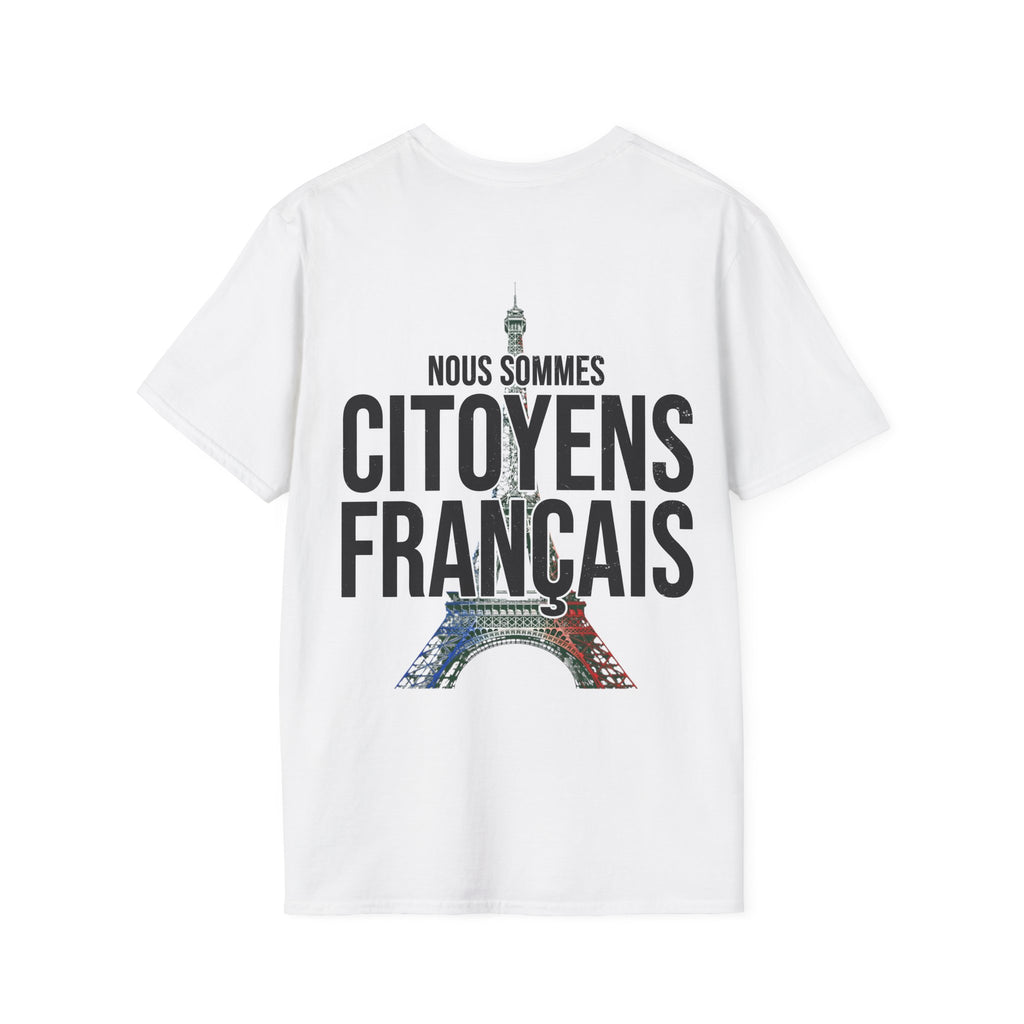 T-shirt graphique — Marianne française « Touche pas à ma religion »