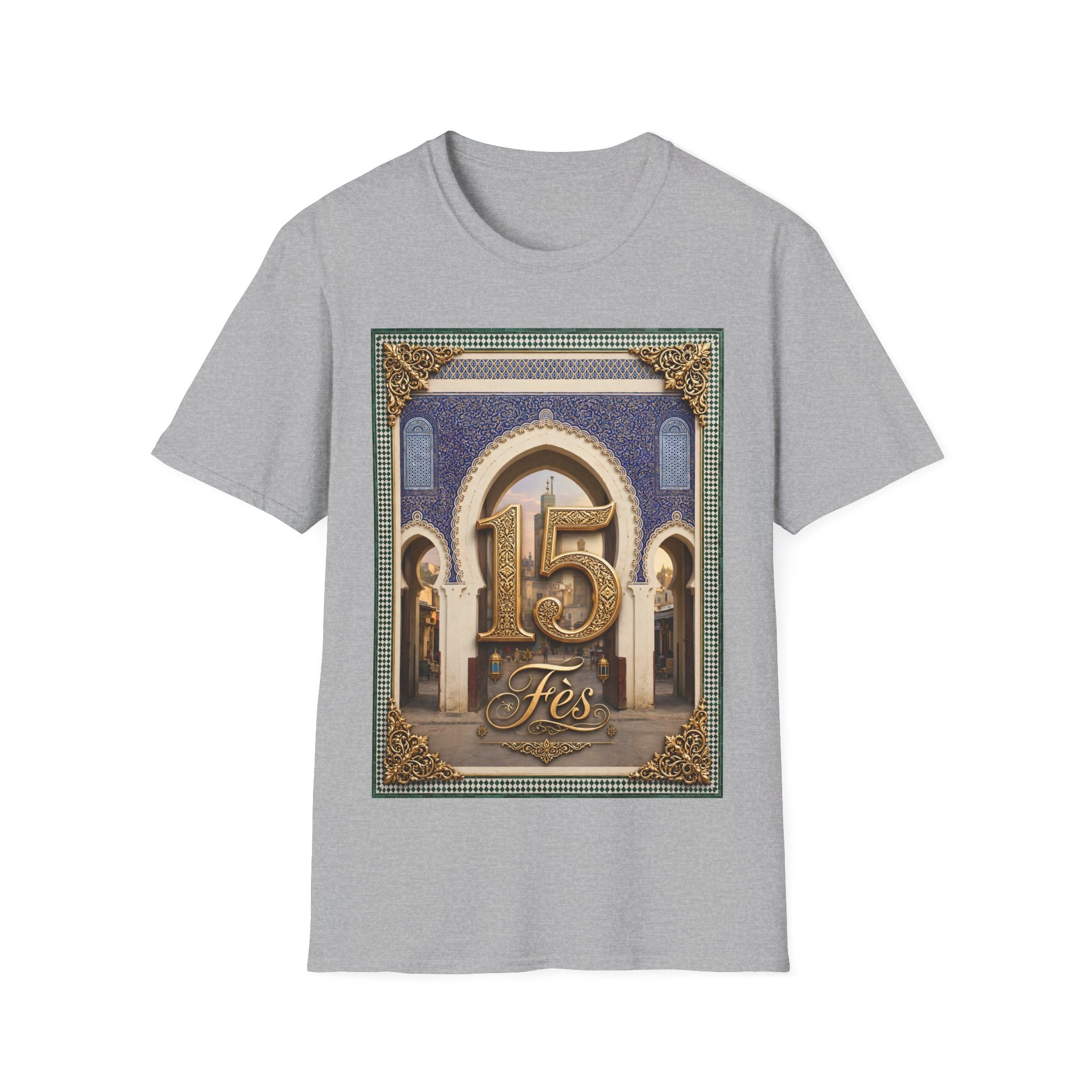 15 Fes Tile Arch T-Shirt