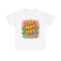 Graphic Tee — 'ZAT MAT VAT' Tropical Retro Palm Beach Shirt