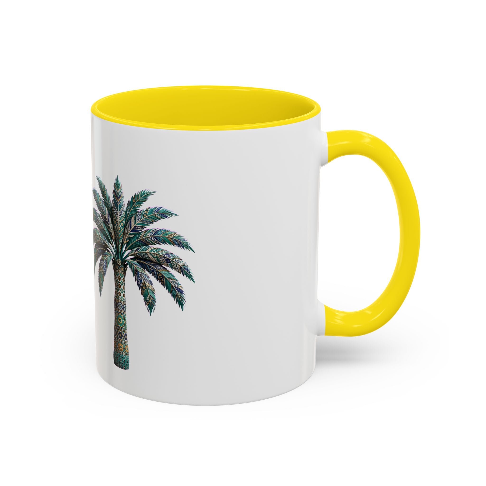 Boho Camel & Palm Accent Coffee Mug – 11/15oz Rustic Desert Travel Tea Cup
