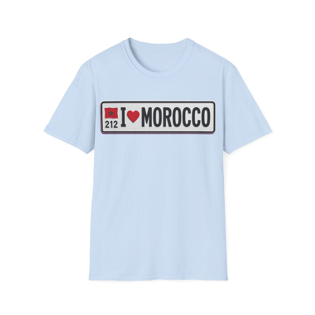 I  Morocco T-Shirt — Passport Plate Travel Tee