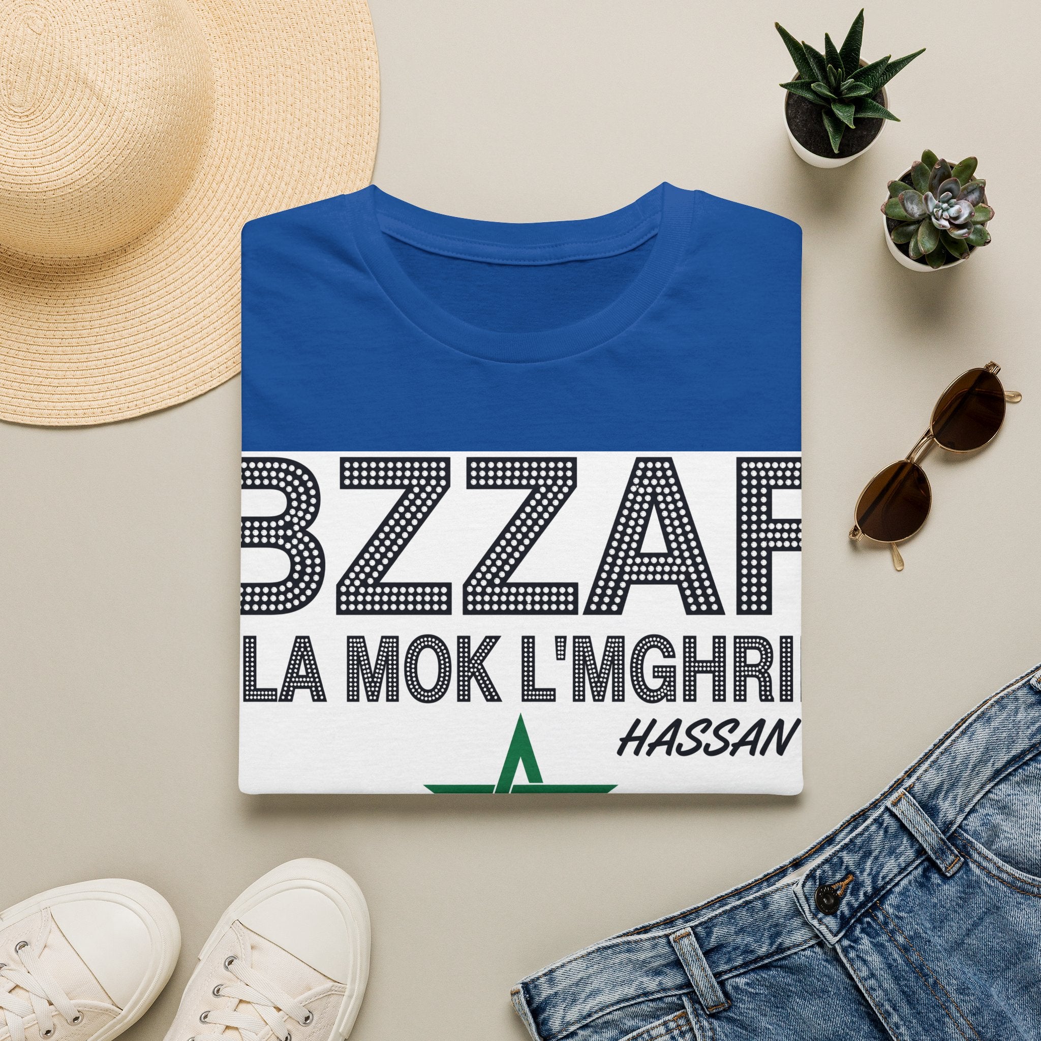 BZZAF 3LA MOK L’MGHRIB T-Shirt — Moroccan Pride Graphic Tee - LUMÏA
