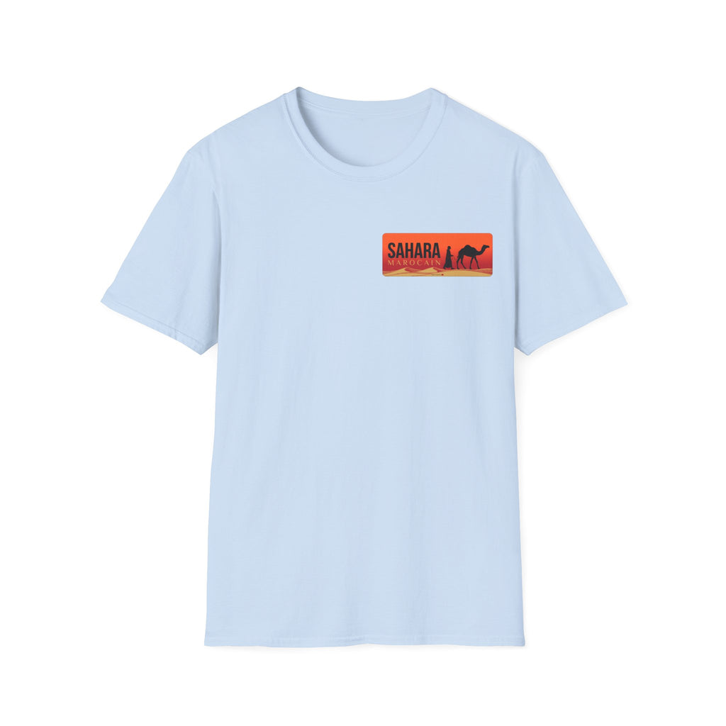 Sahara Morocco Sunset T-Shirt — Desert Camel Graphic Tee - LUMÏA