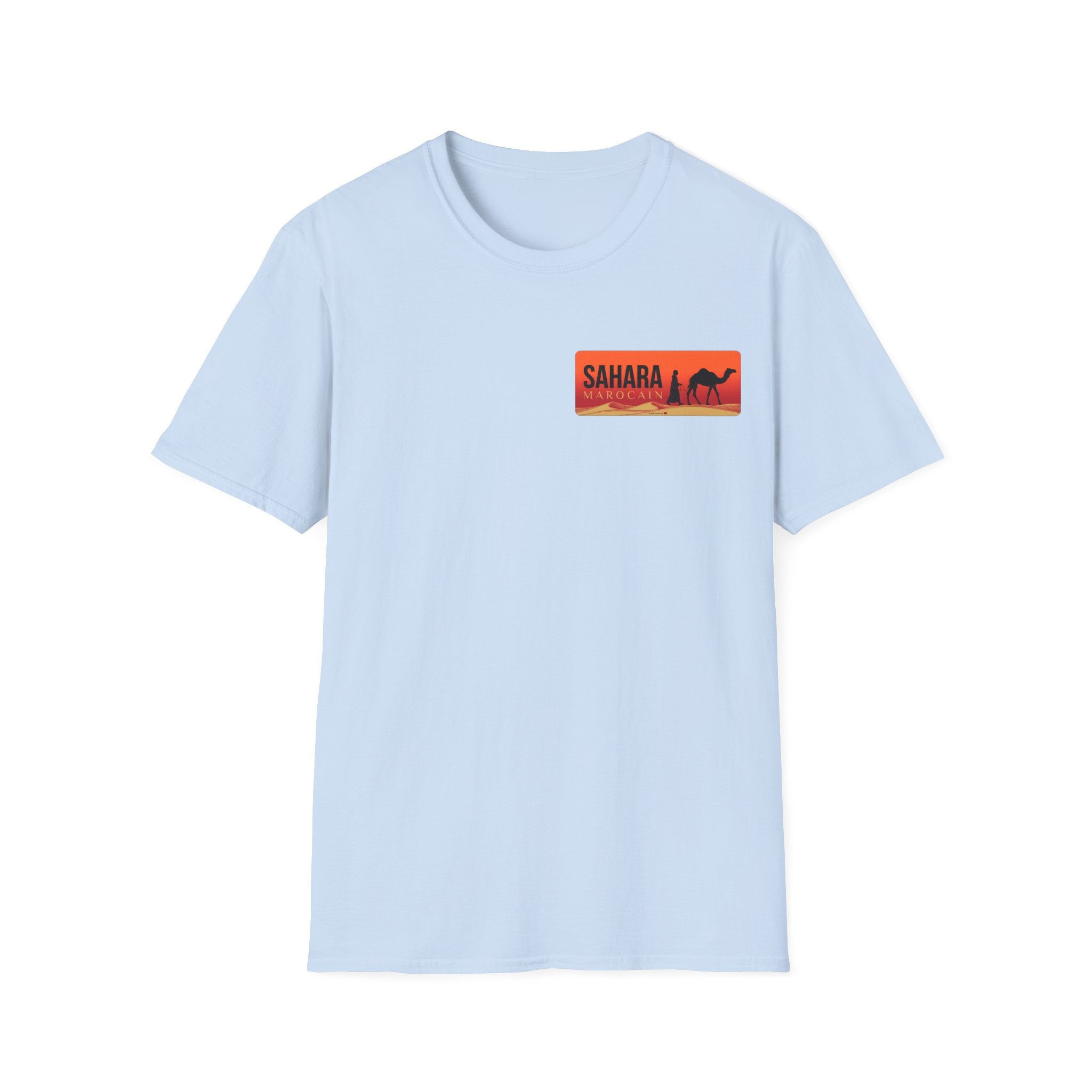 Sahara Morocco Sunset T-Shirt — Desert Camel Graphic Tee - LUMÏA