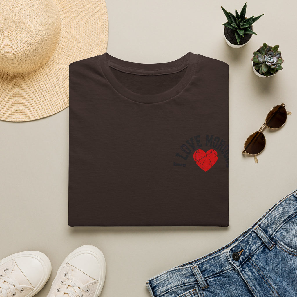 I Love Morocco Heart T-Shirt — Casual Travel Souvenir Tee