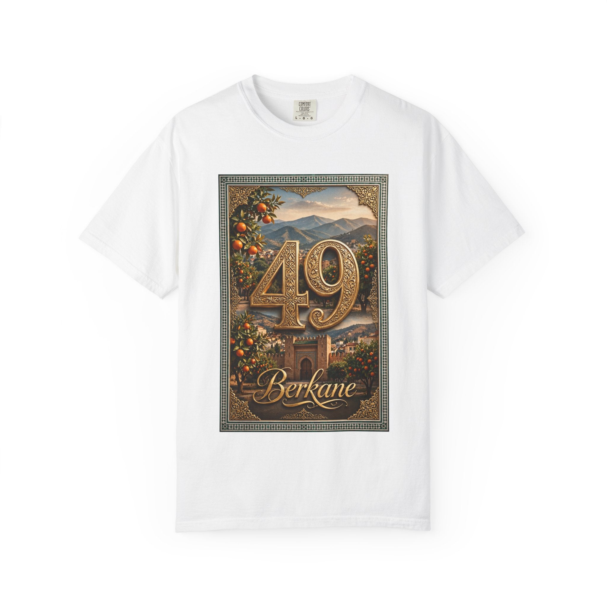49 Berkane Vintage-Style Graphic T-Shirt