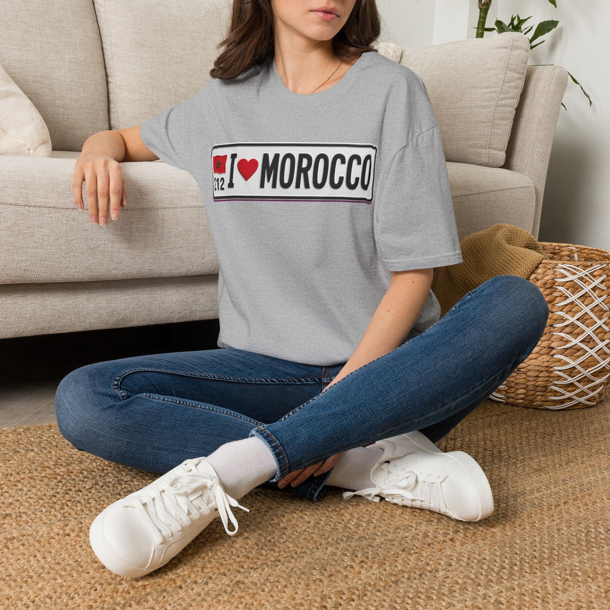 I  Morocco T-Shirt — Passport Plate Travel Tee