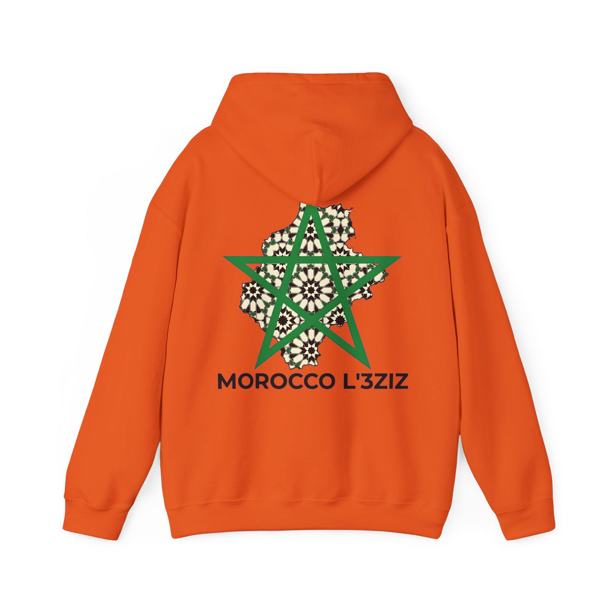 Sweat à capuche L’3ziz – Étoile et mosaïque marocaine - LUMÏA