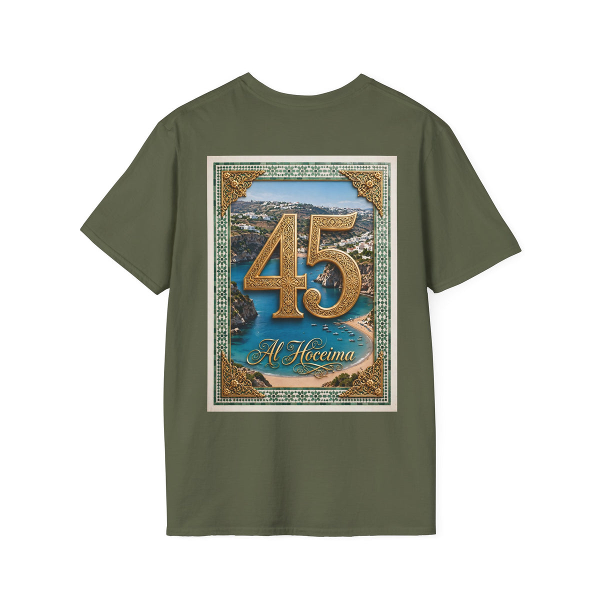 45 Al Hoceima Morocco Vintage Travel T-Shirt - LUMÏA