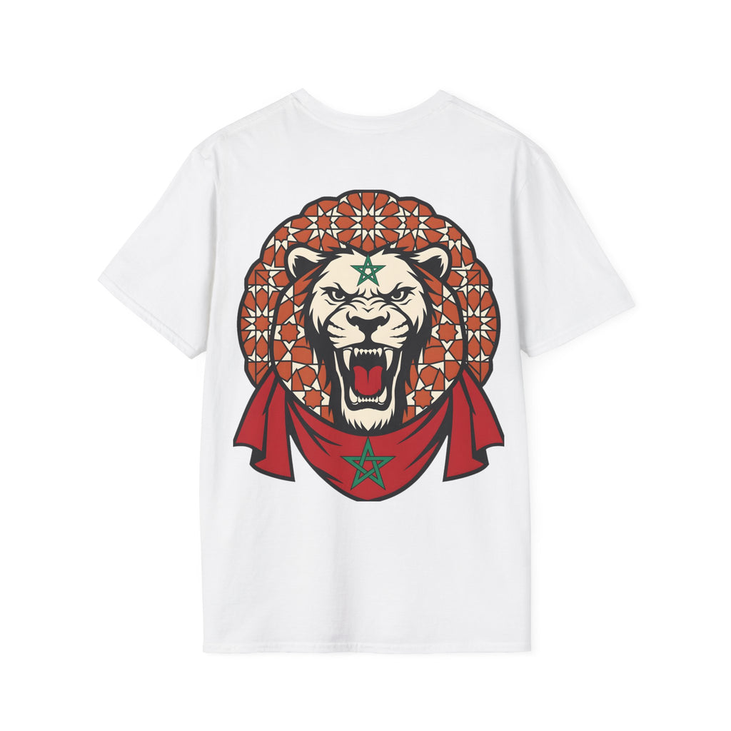 T-shirt Lion du Maroc, mosaïque et force - LUMÏA