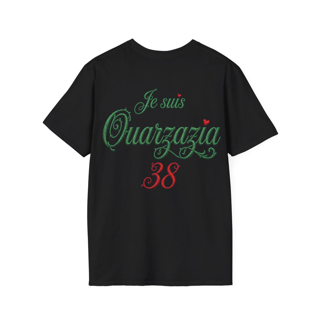 T-Shirt — Je suis Ouazzazia 38 Minimalist Chest Logo - LUMÏA