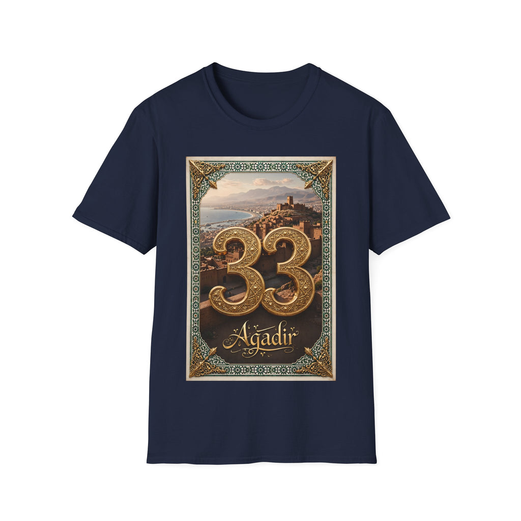Moroccan Agadir 33 Vintage Poster T-Shirt