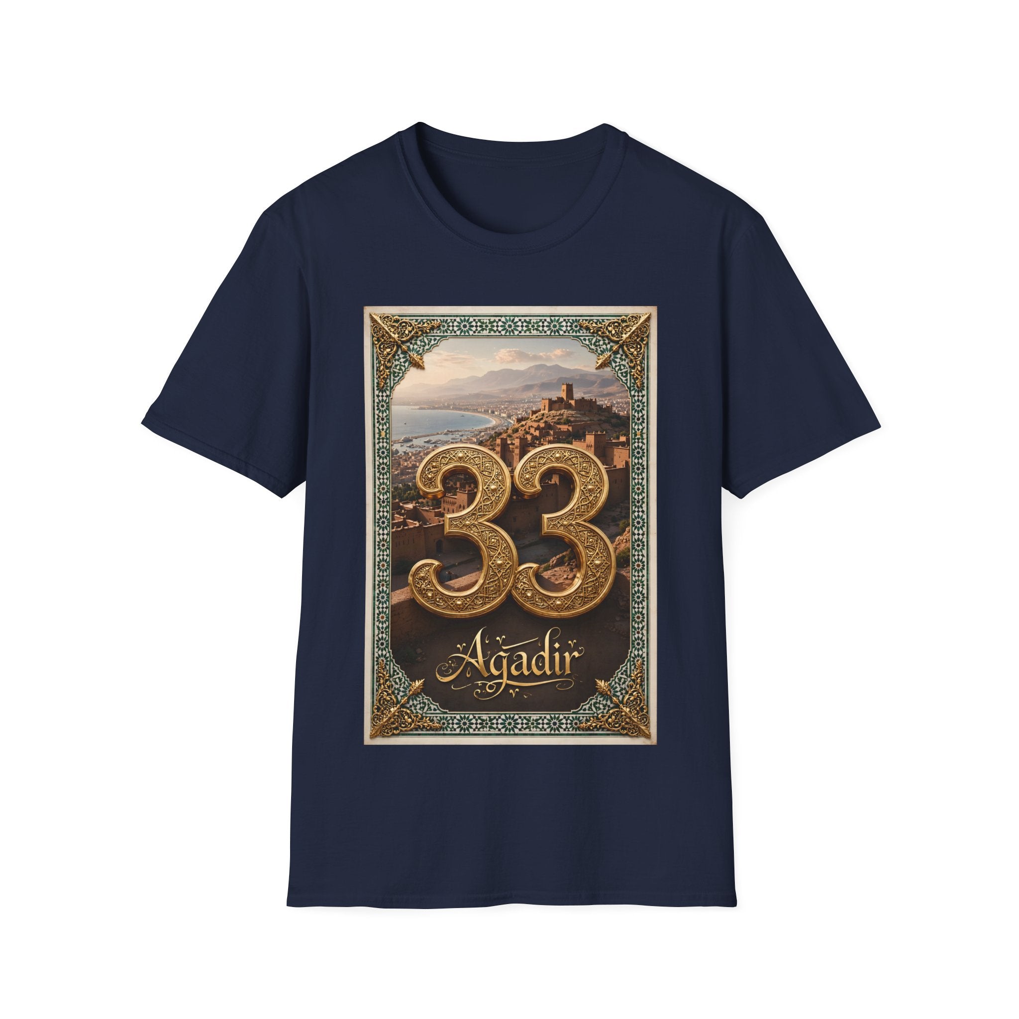 Moroccan Agadir 33 Vintage Poster T-Shirt