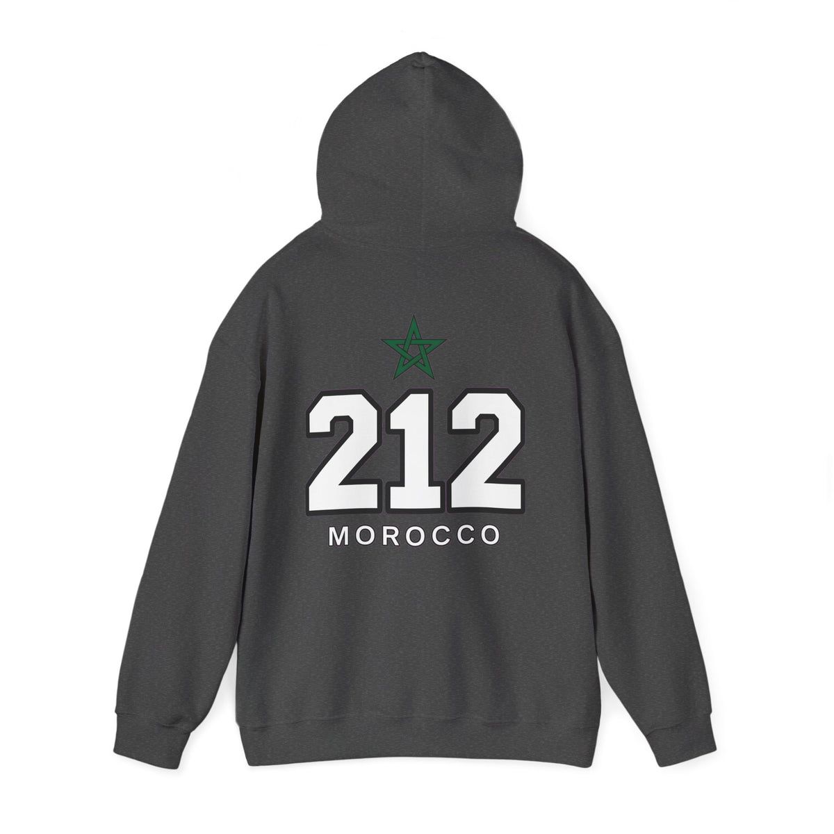 Hoodie Morocco 212 — Sweat à Capuche Vintage Numéro Maroc - LUMÏA