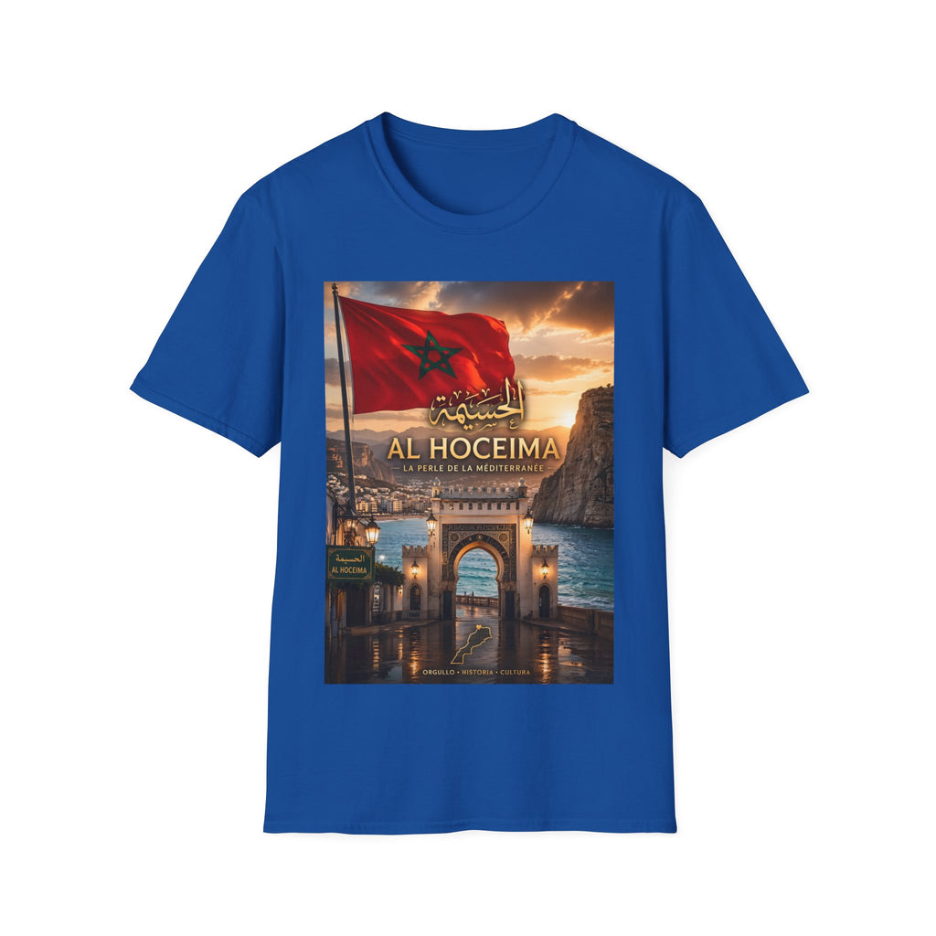 Al Hoceima Flag T-Shirt — Moroccan City Sunset Tee
