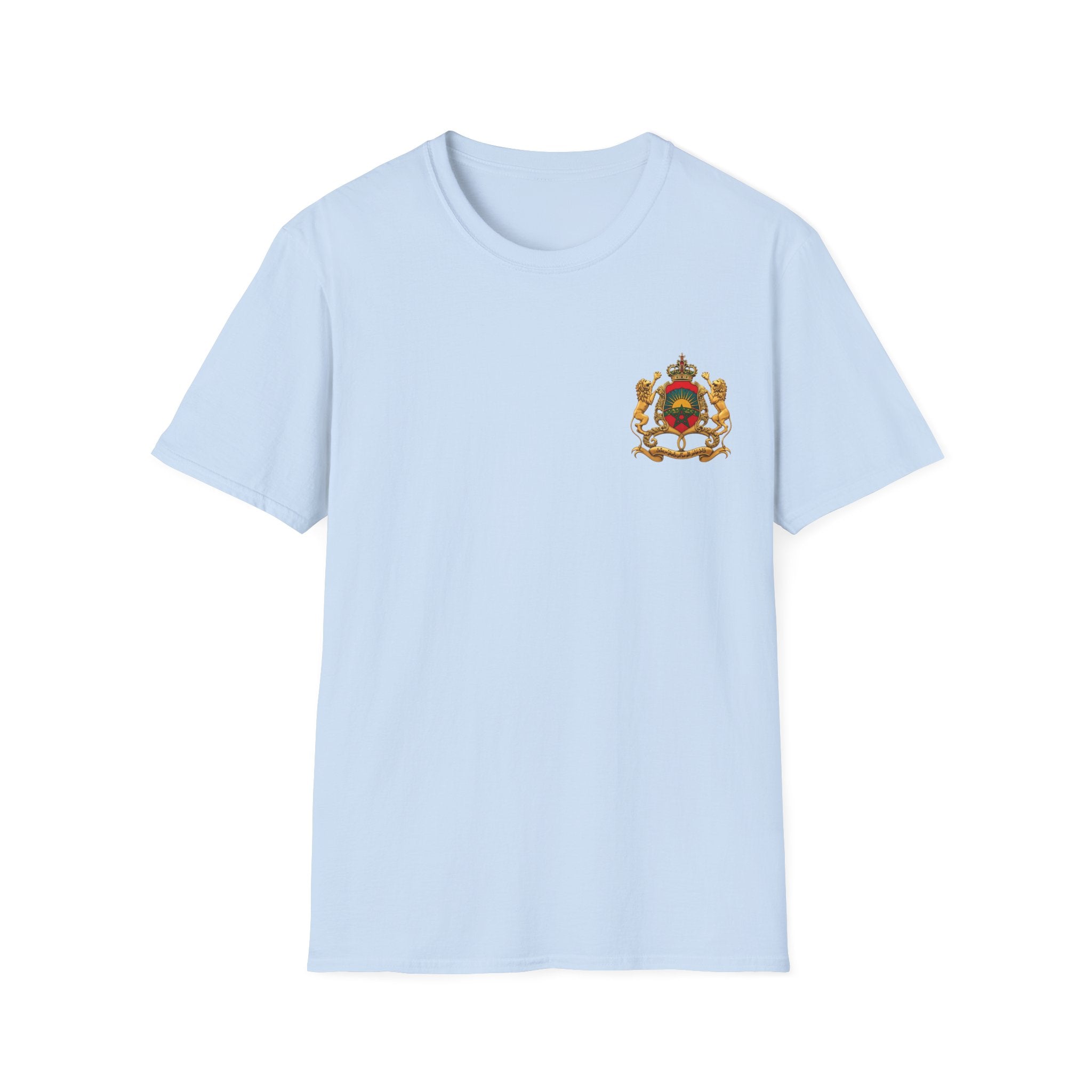 Vintage Heraldic Crest T-Shirt — Royal Coat of Arms Pocket Tee