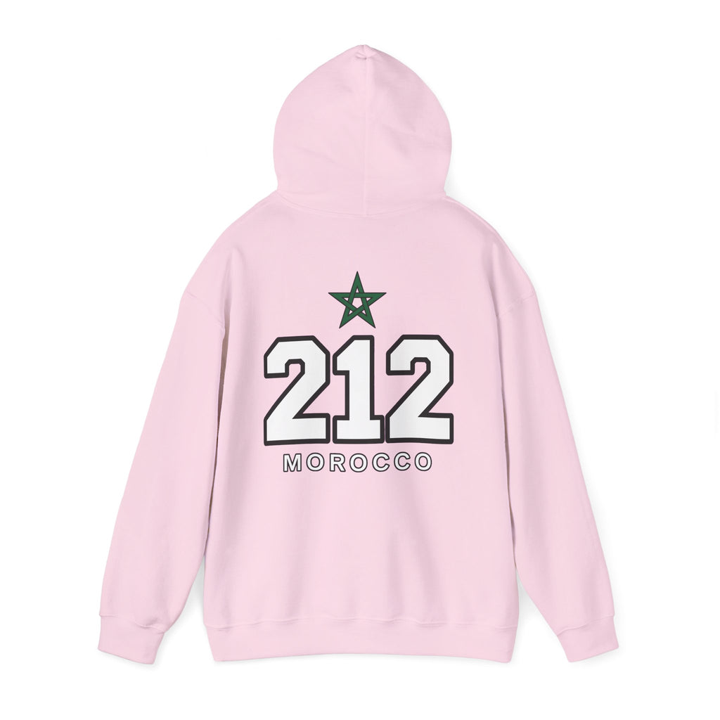 Hoodie Morocco 212 — Sweat à Capuche Vintage Numéro Maroc - LUMÏA