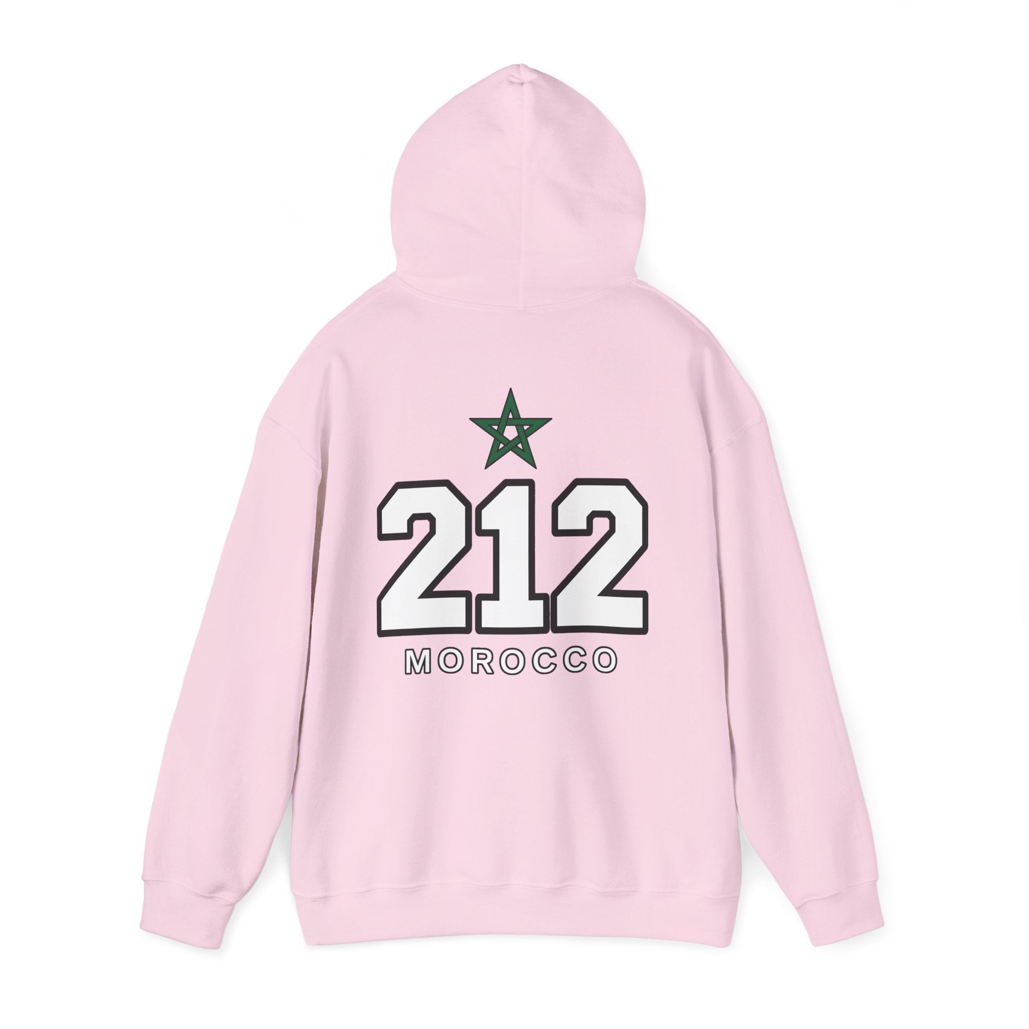 Hoodie Morocco 212 — Sweat à Capuche Vintage Numéro Maroc - LUMÏA