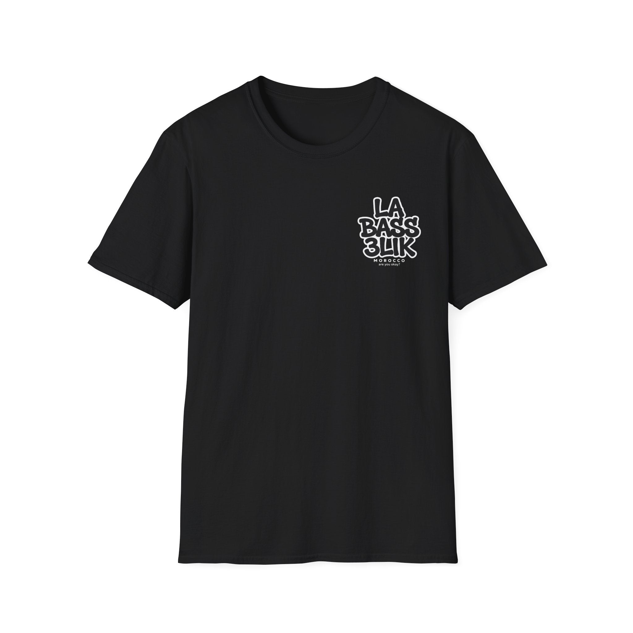 La Bass3lik Graphic T-Shirt — Moroccan Streetwear Chest Logo