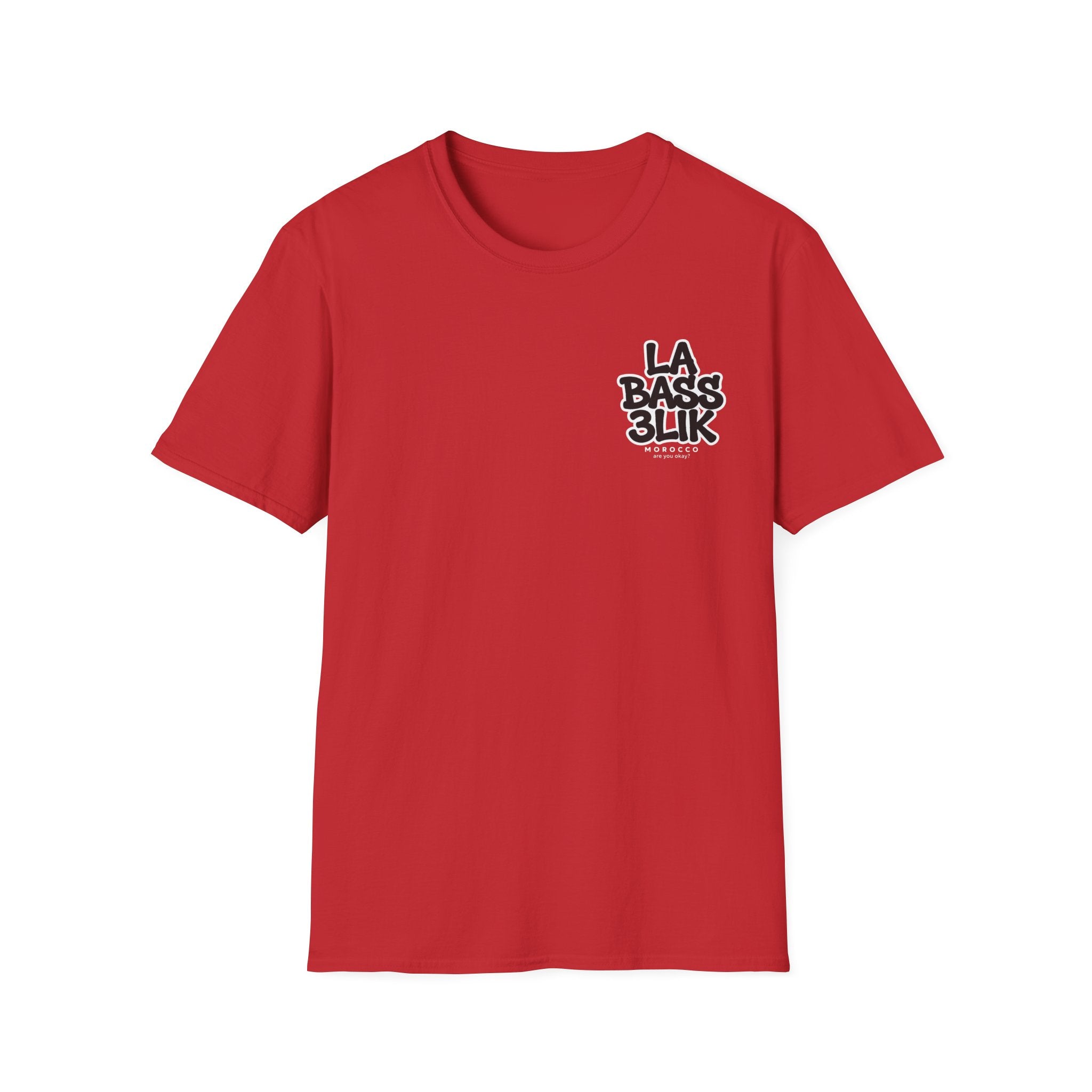 La Bass3lik Graphic T-Shirt — Moroccan Streetwear Chest Logo