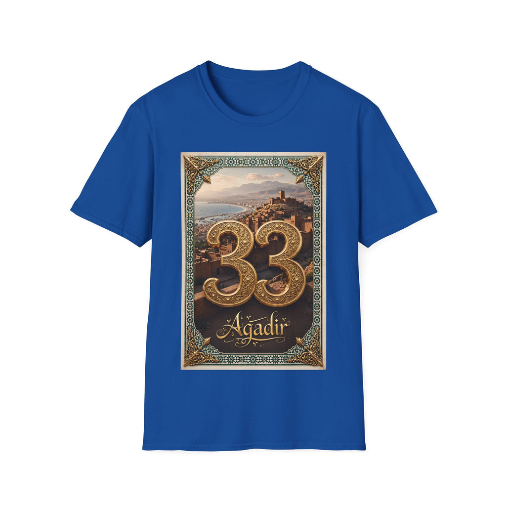 Moroccan Agadir 33 Vintage Poster T-Shirt