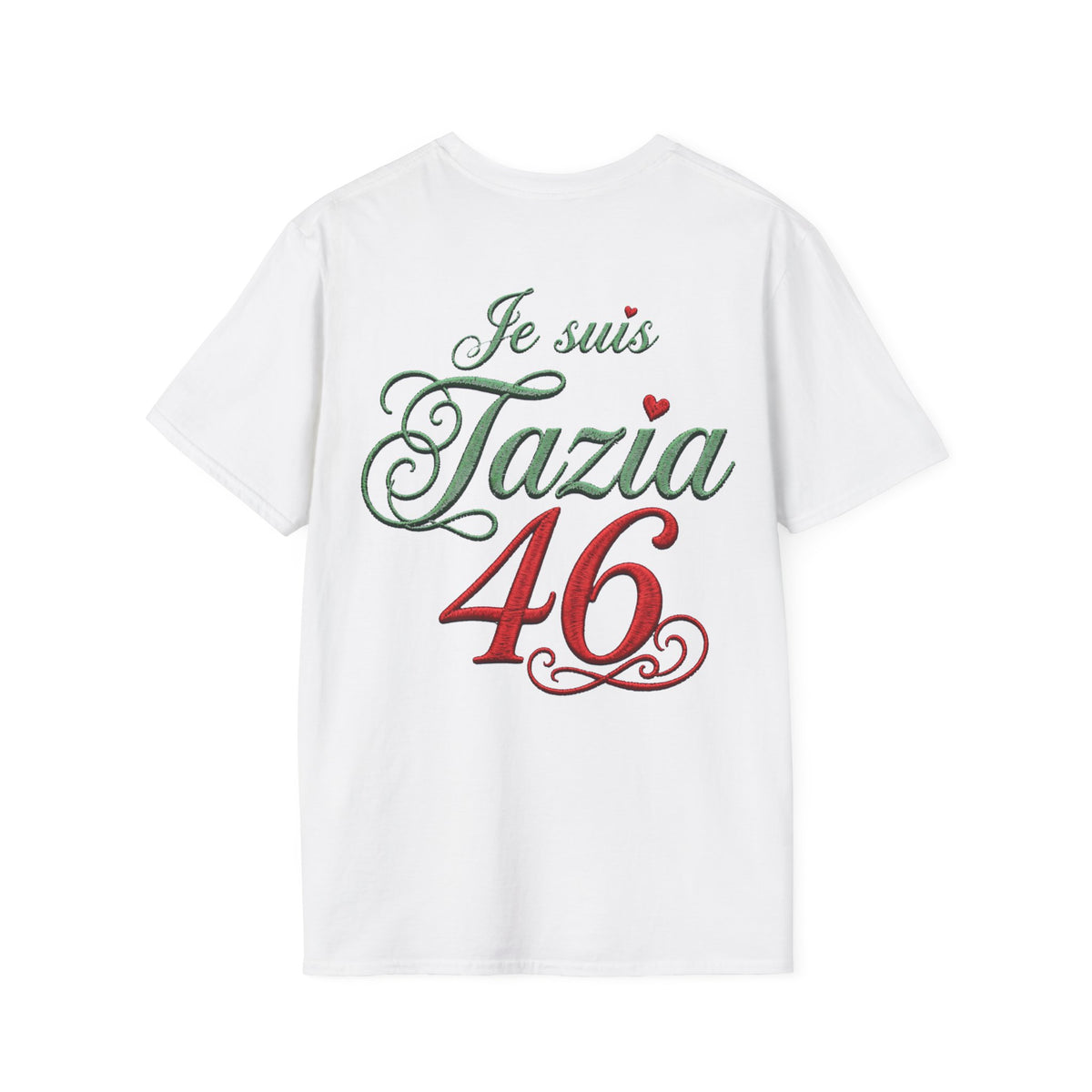 T-Shirt « Je suis Tazia 46 » — Tee Casual Français-Arabe LUMÏA - LUMÏA