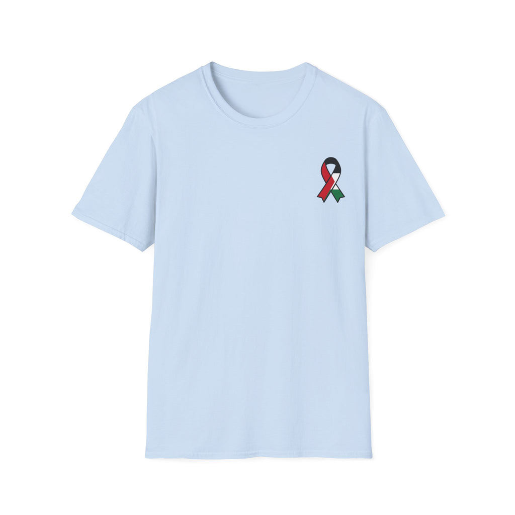 T-shirt Ruban de solidarité, rouge noir et vert - LUMÏA