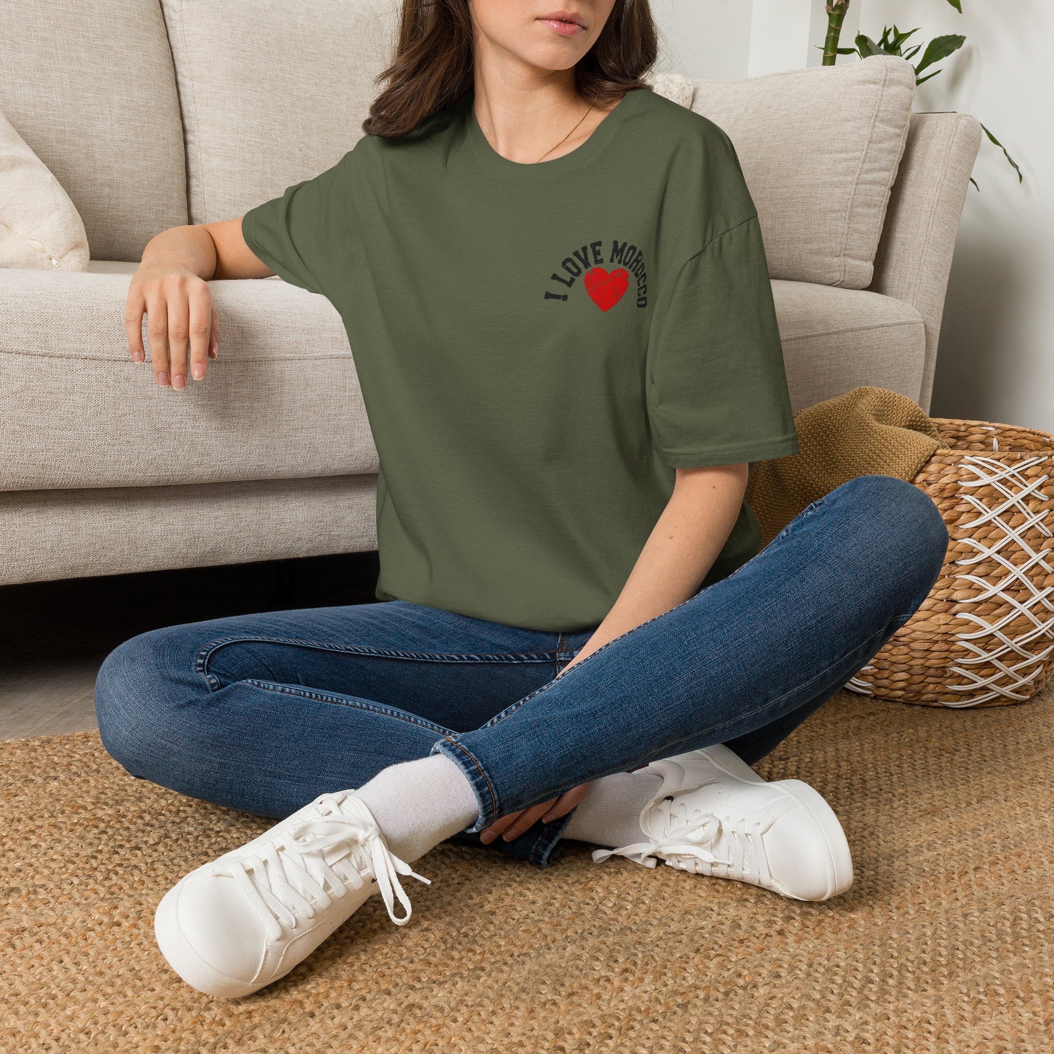 I Love Morocco Heart T-Shirt — Casual Travel Souvenir Tee