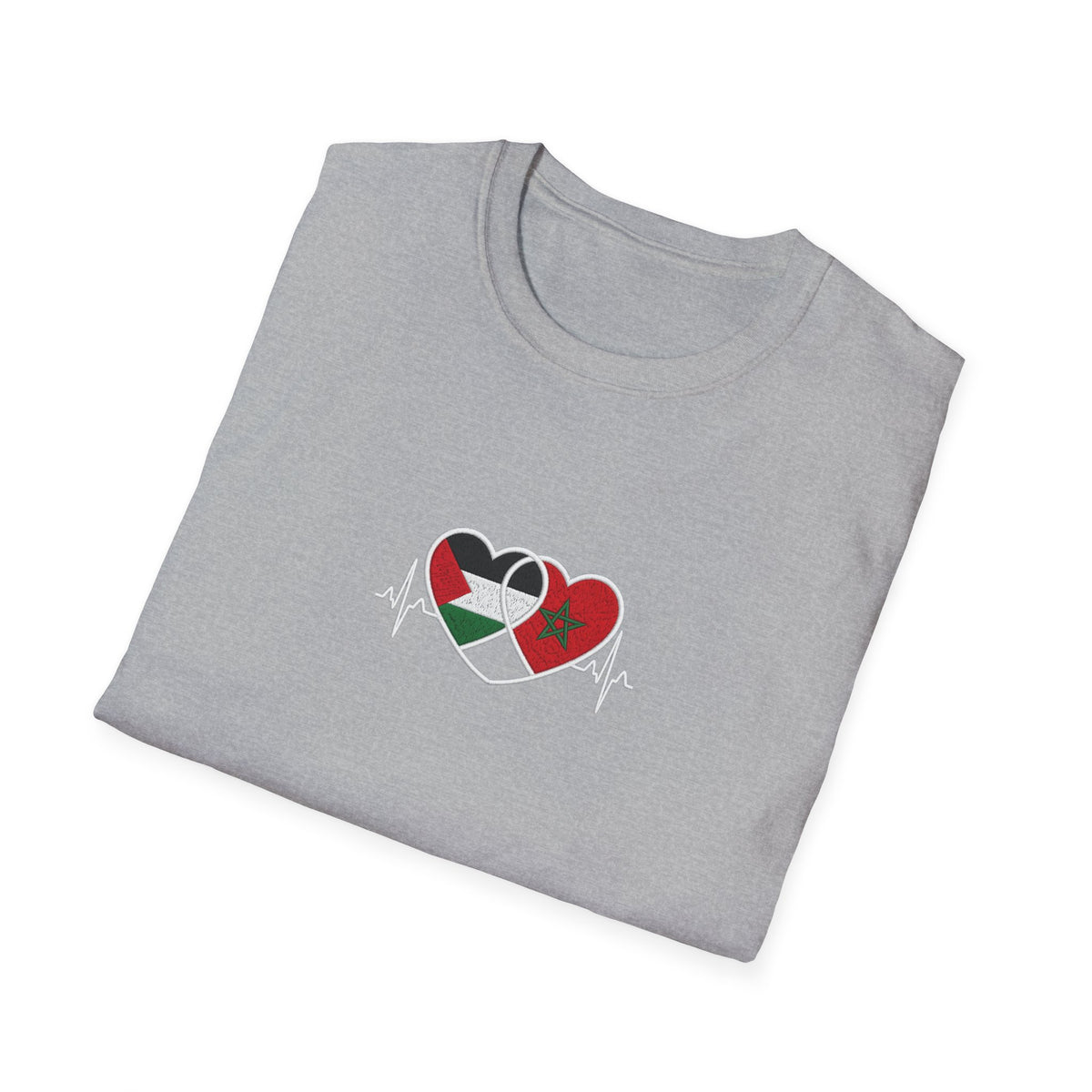 T-shirt Cœurs Maroc Palestine - LUMÏA