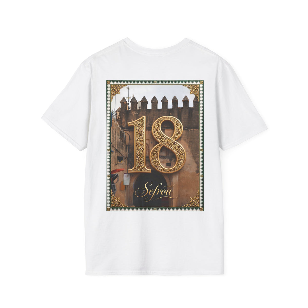 18th Birthday Tee — Elegant Gold Number Birthday T-Shirt - LUMÏA
